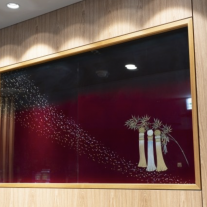 R&Bホテル_玉虫塗パネル